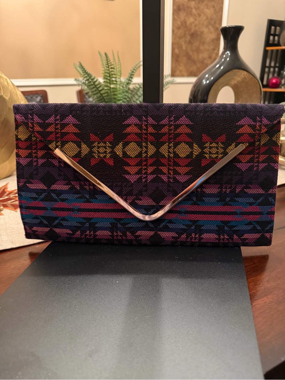 Stylish Multicolor Patterned Clutch Bag  HOT ITEM!! New!!